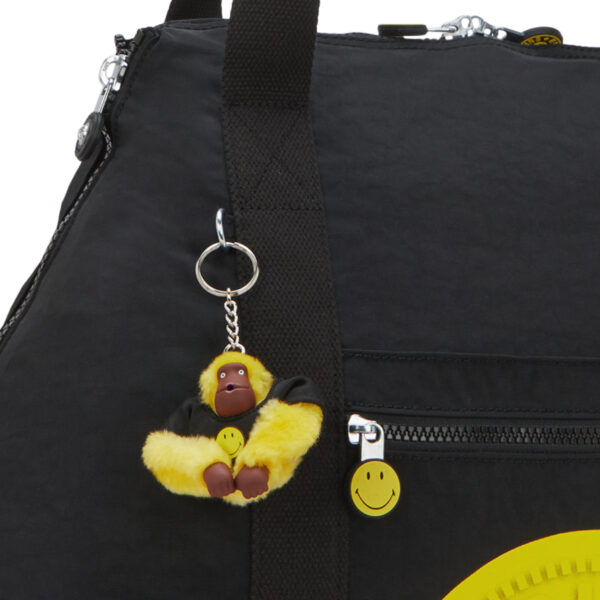 KIPLING X SMILEY + ART M YELLOW FUN BLACK - Image 5